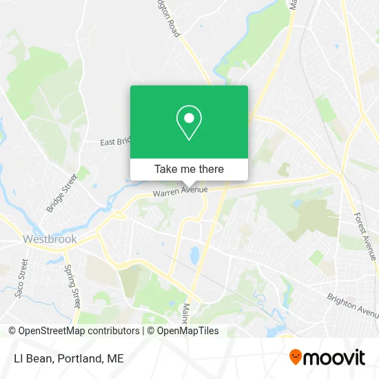Ll Bean map