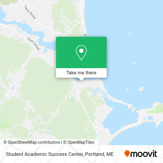 Student Academic Success Center map