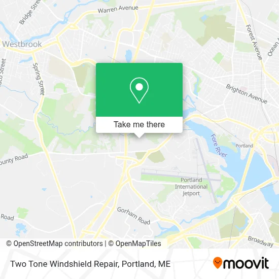 Two Tone Windshield Repair map
