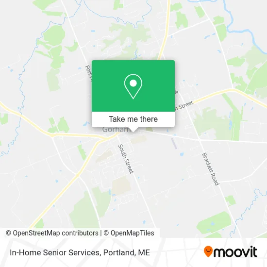 In-Home Senior Services map