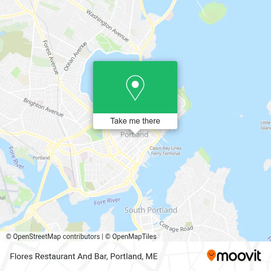 Flores Restaurant And Bar map