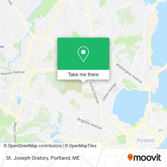 St. Joseph Oratory map