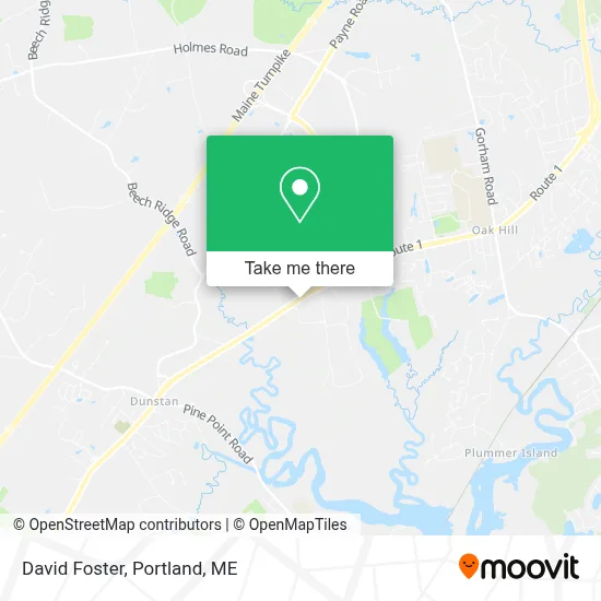 David Foster map