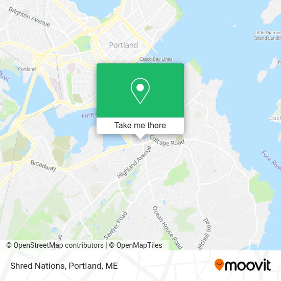 Shred Nations map
