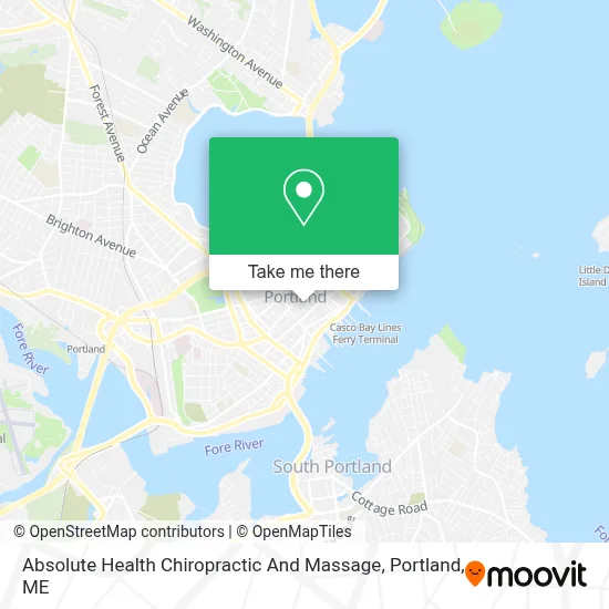 Absolute Health Chiropractic And Massage map
