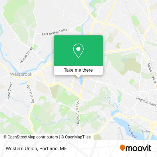 Western Union map