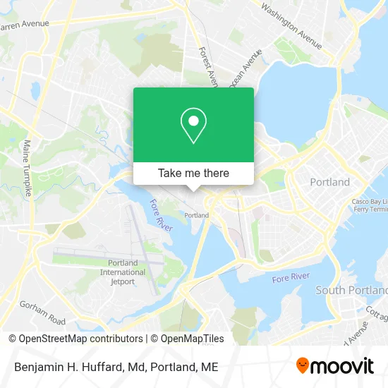 Benjamin H. Huffard, Md map