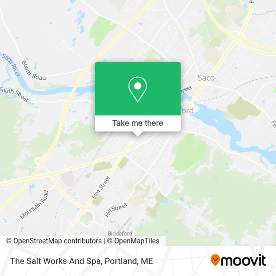 The Salt Works And Spa map