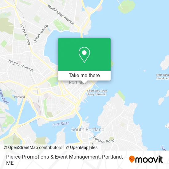 Pierce Promotions & Event Management map