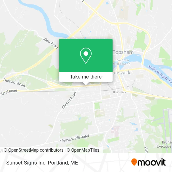 Sunset Signs Inc map