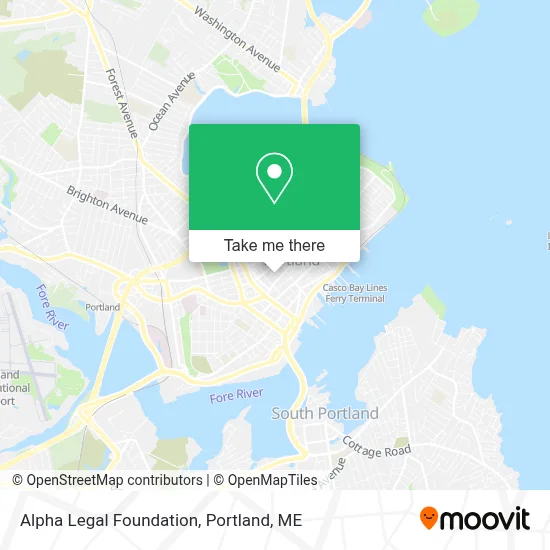 Alpha Legal Foundation map
