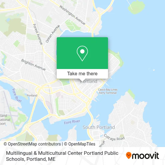 Multilingual & Multicultural Center Portland Public Schools map