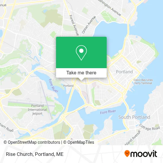 Rise Church map