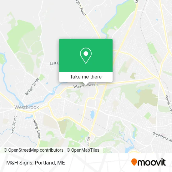 M&H Signs map