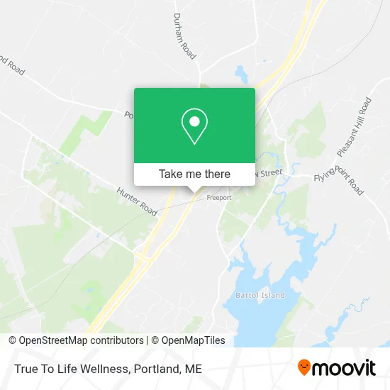 True To Life Wellness map