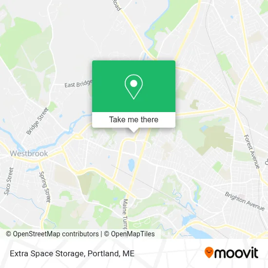 Extra Space Storage map