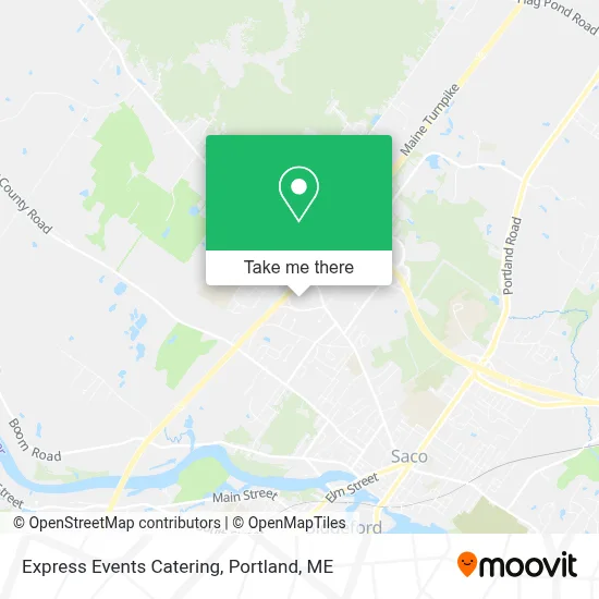 Express Events Catering map