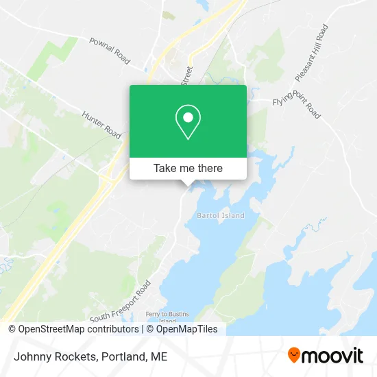 Johnny Rockets map