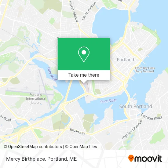Mercy Birthplace map