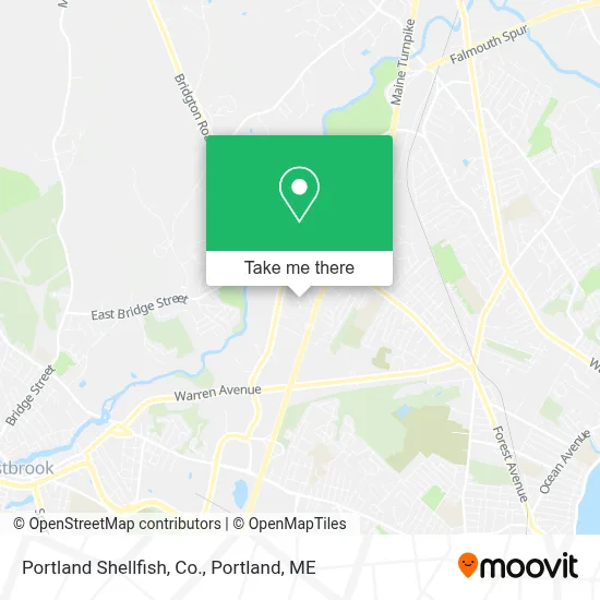Portland Shellfish, Co. map