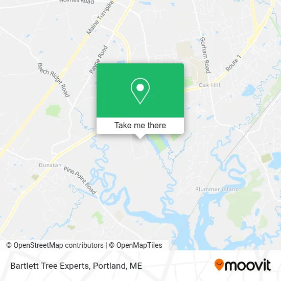 Bartlett Tree Experts map
