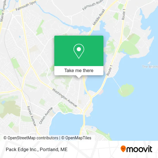 Pack Edge Inc. map