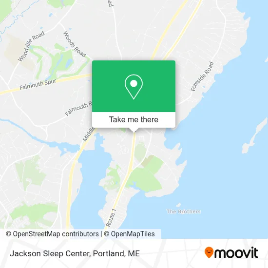 Jackson Sleep Center map