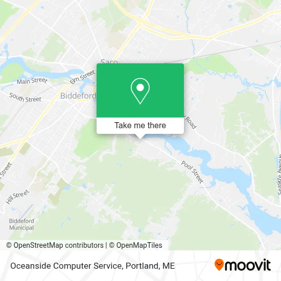 Oceanside Computer Service map