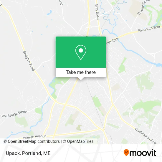 Upack map