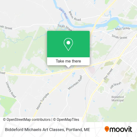 Biddeford Michaels Art Classes map