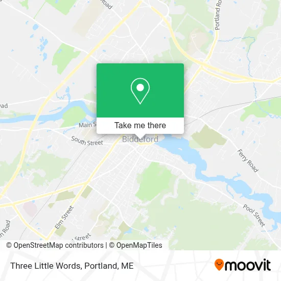 Three Little Words map