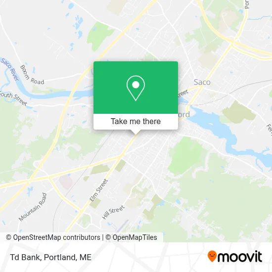 Td Bank map