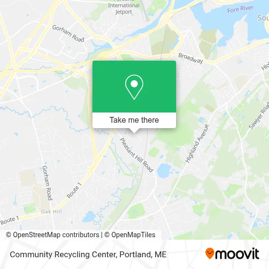 Community Recycling Center map
