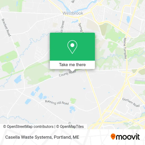 Casella Waste Systems map