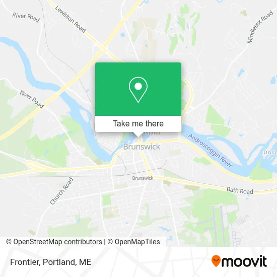 Frontier map