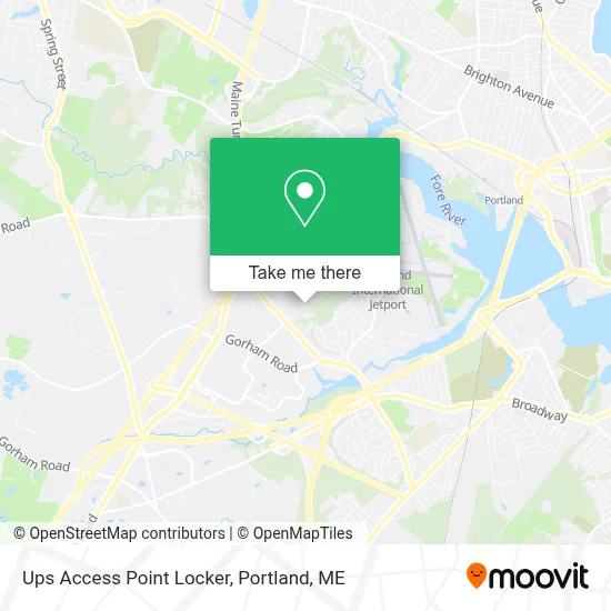 Ups Access Point Locker map
