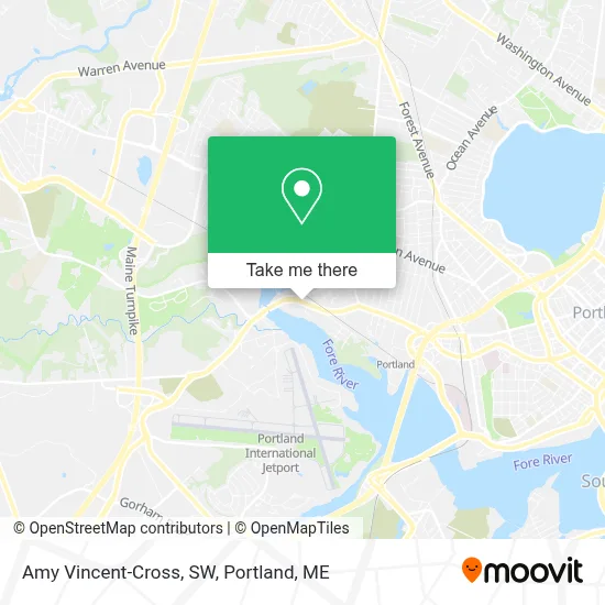 Amy Vincent-Cross, SW map