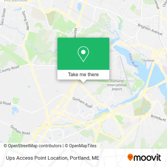 Ups Access Point Location map