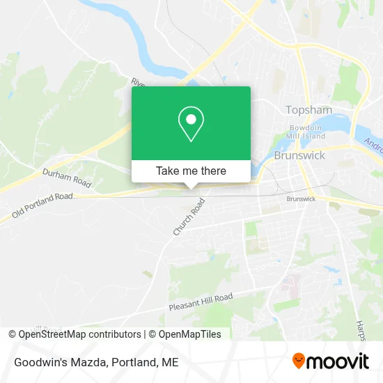 Goodwin's Mazda map