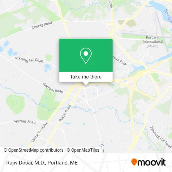 Rajiv Desai, M.D. map