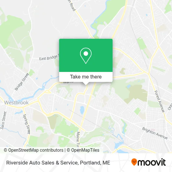 Riverside Auto Sales & Service map