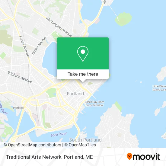 Traditional Arts Network map