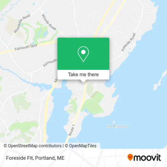 Foreside Fit map
