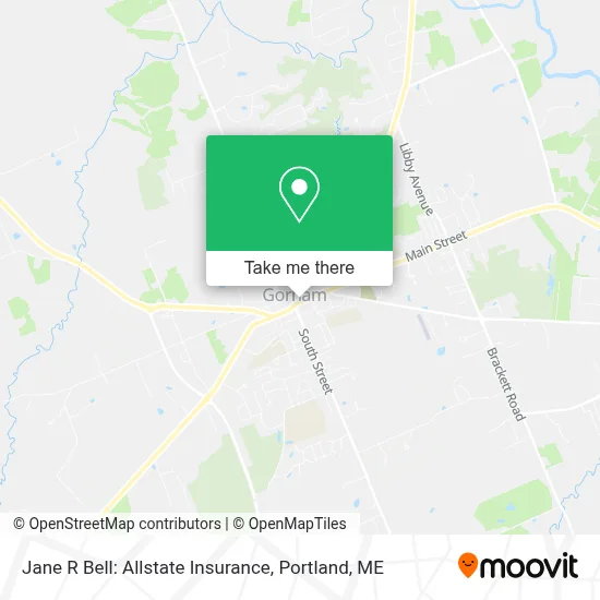 Jane R Bell: Allstate Insurance map