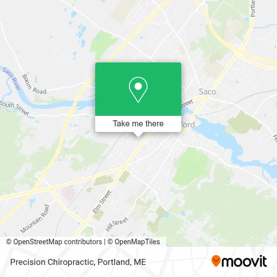Precision Chiropractic map
