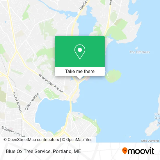 Blue Ox Tree Service map