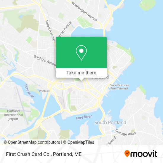 First Crush Card Co. map
