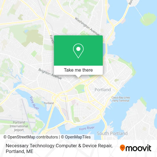 Necessary Technology Computer & Device Repair map