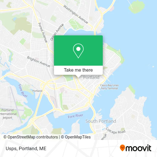 Usps map