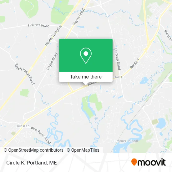 Circle K map